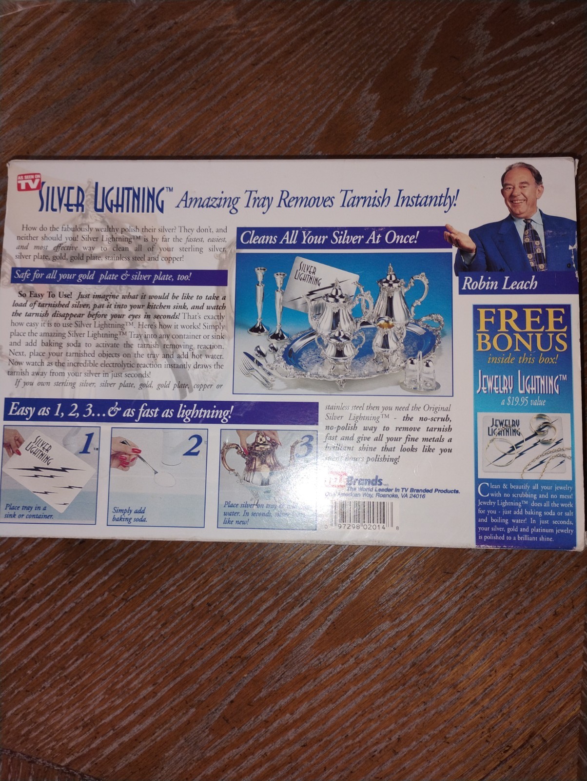 The Original Silver Lightning Tarnish Remover Gold Copper Stainless Steel ASOTV