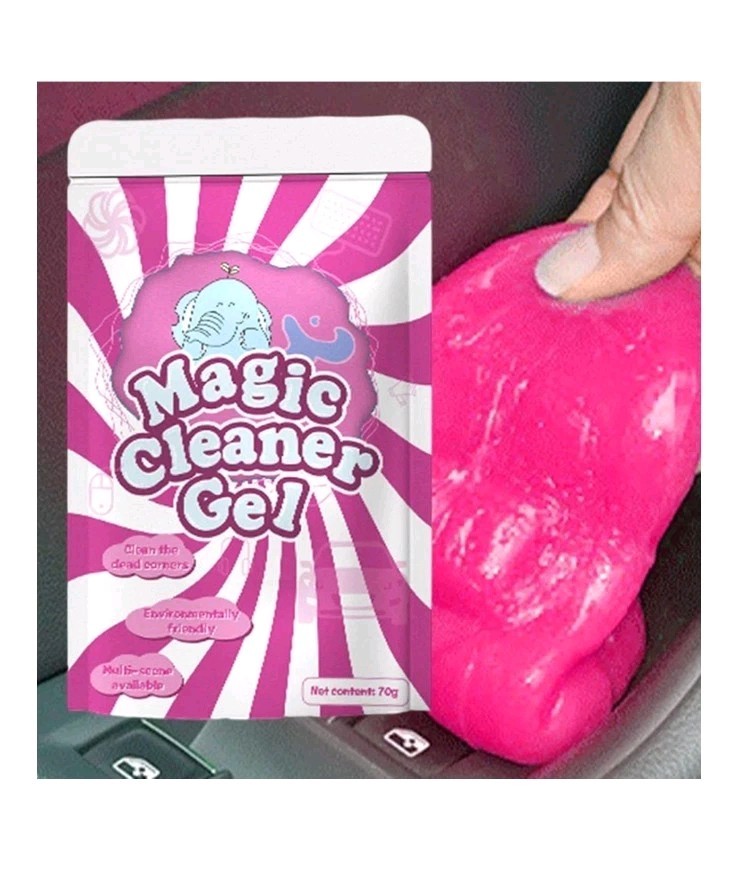 4 Pack Magic Cleaner Gel – 2 Colors Reusable Dust Remover for Keyboards & Cars