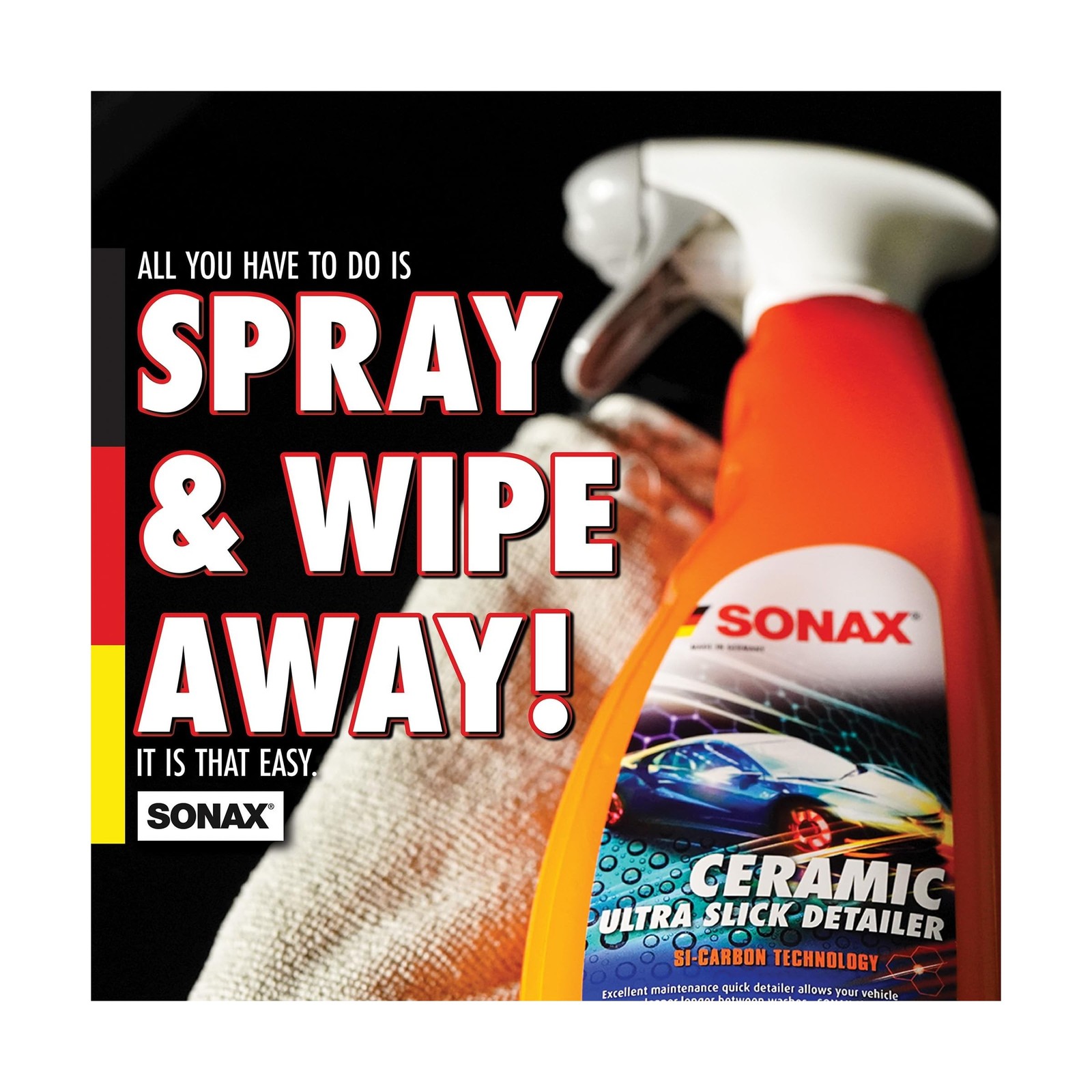 SONAX Ceramic Ultra Slick Detailer | Ceramic Quick Spray Detailer | Si Carbon…