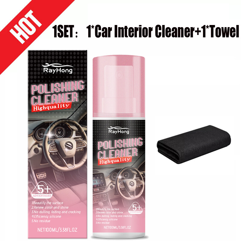 (-20%OFF) Polishing Cleaner Cars Interior Car Interior Detailer and Cleaner -USA