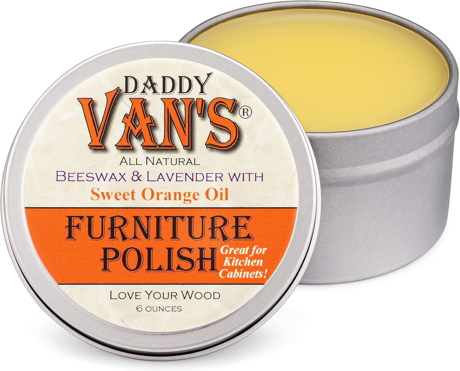 Beeswax Furniture Polish – Natural Wood Polish with Lavender & Sweet Orange Oil
