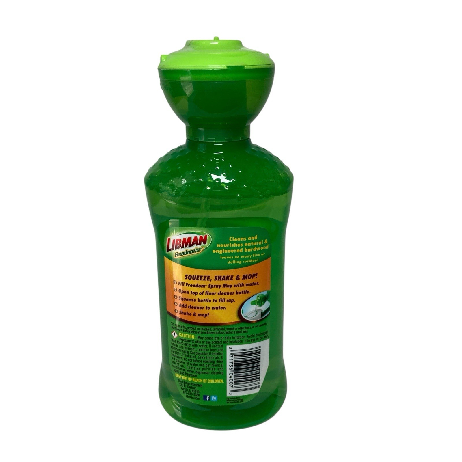 NEW Libman Freedom Spray Mop 16 oz Concentrated Hardwood Floor Cleaner Citrus