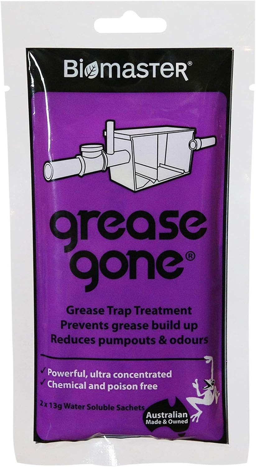 Grease Gone Grease Trap Cleaner Treatment, Turns Fat, Oil and Grease to Water, R