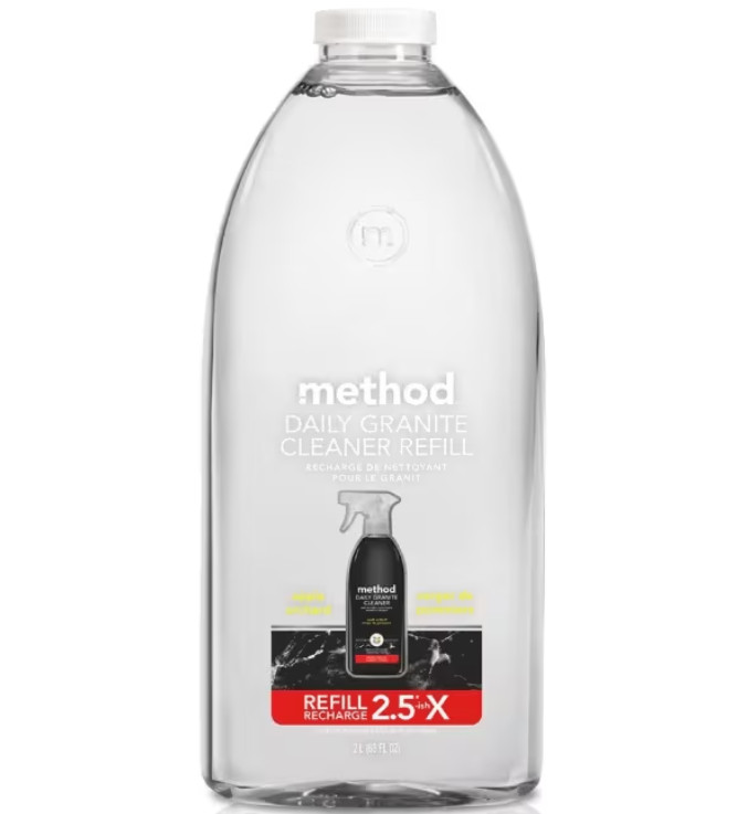 Method Daily Granite Cleaner, Apple Orchard, Set includes 68 oz. Refill & 28oz