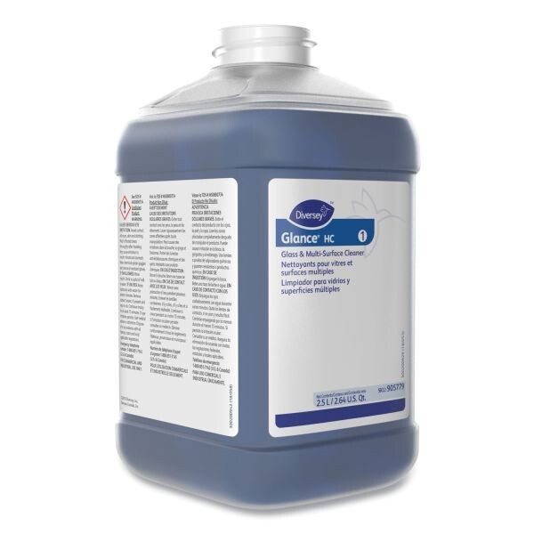 Diversey Glance Glass and Multi-Surface Cleaner, Liquid 84.5 oz Bottle, 2/Carton