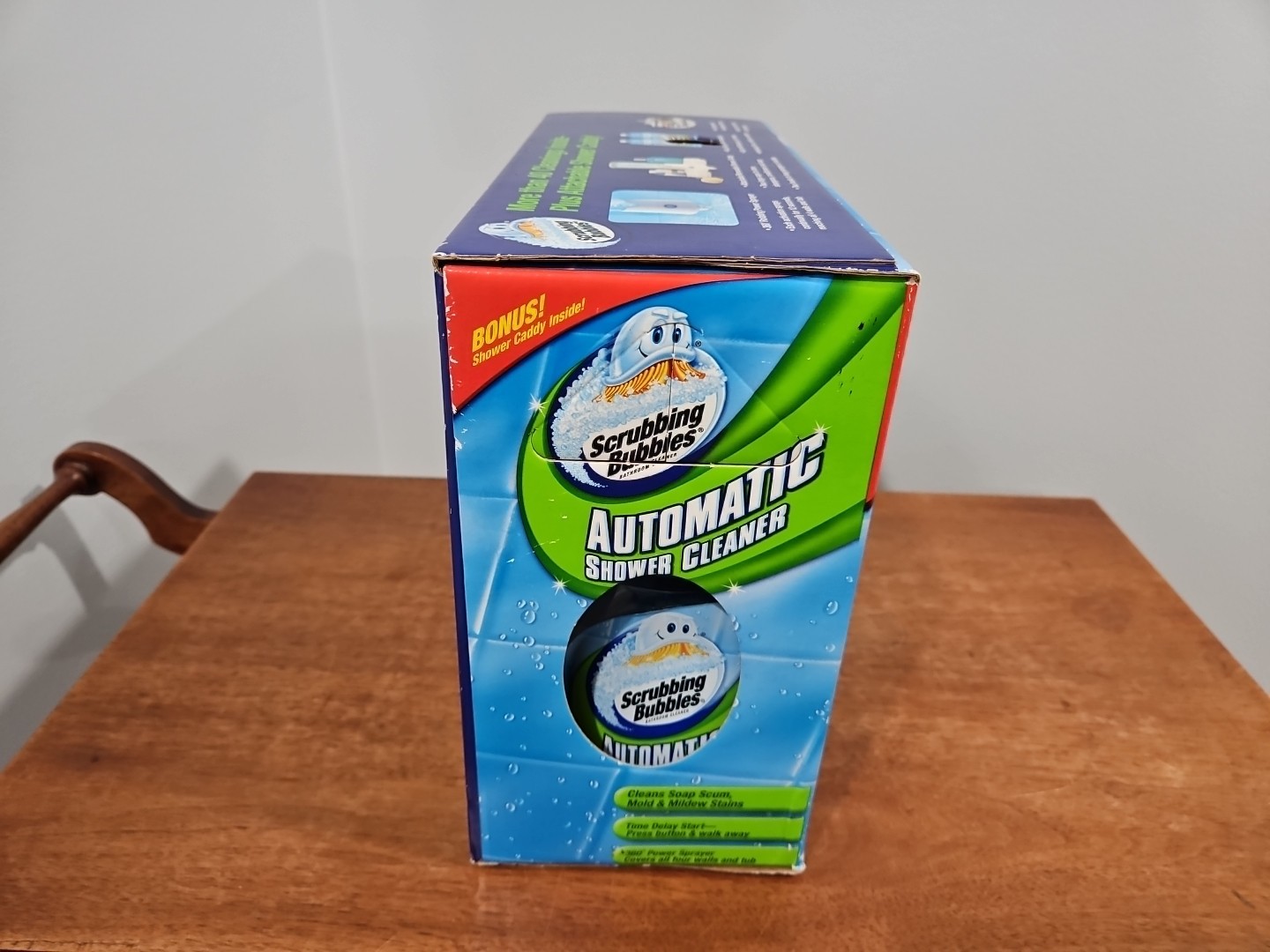 Scrubbing Bubbles Automatic Shower Cleaner 2 Refills 34oz with Shower Caddy NEW