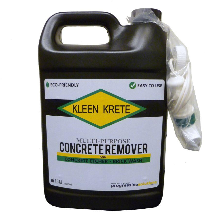 Concrete Remover 1 Gal Multipurpose Dried Mortar Dissolver Brick Wash Bottle New