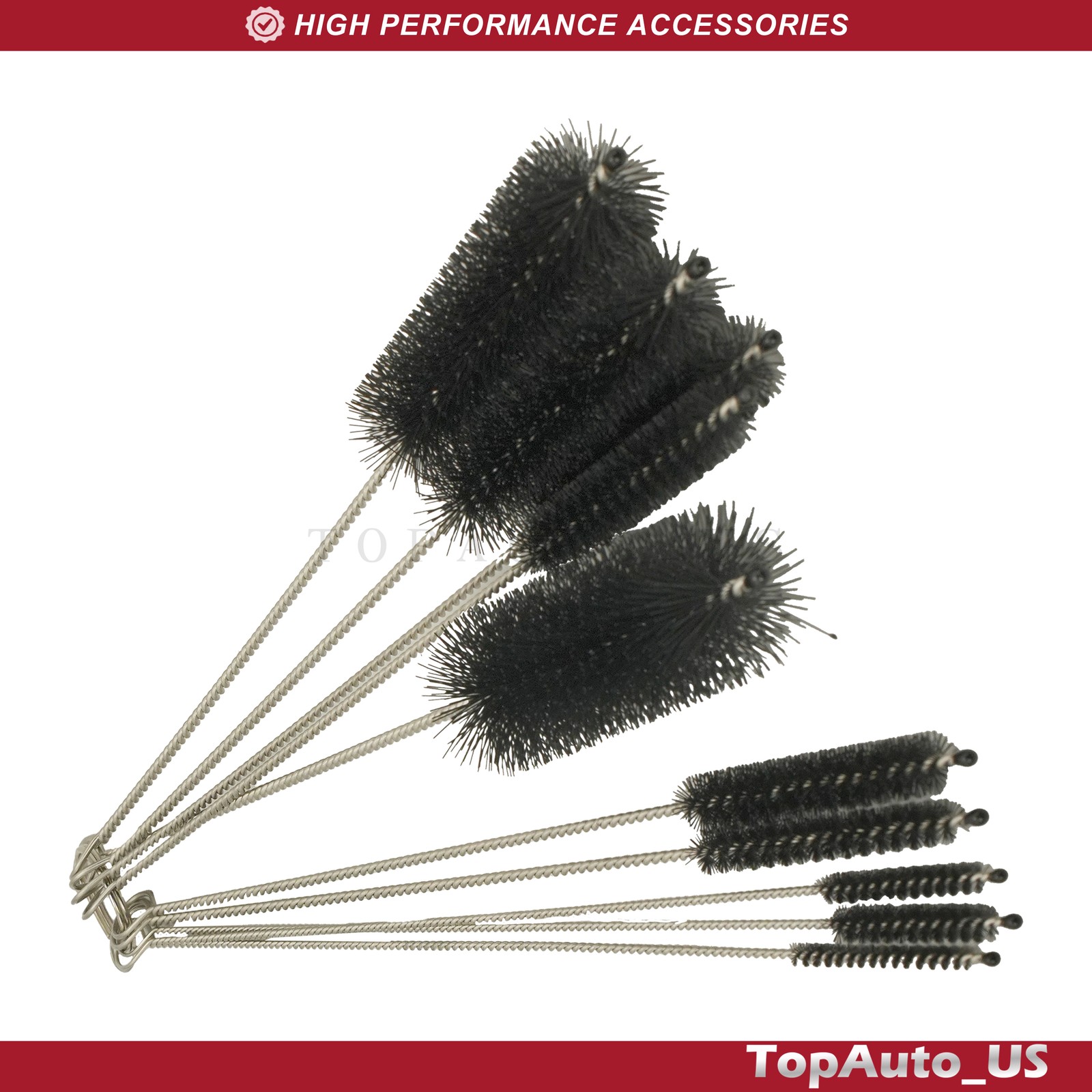 Fit Kitchen Nylon Cleaning Straw Brush Set 10PCS Bottle Tube Pipe Cleaner