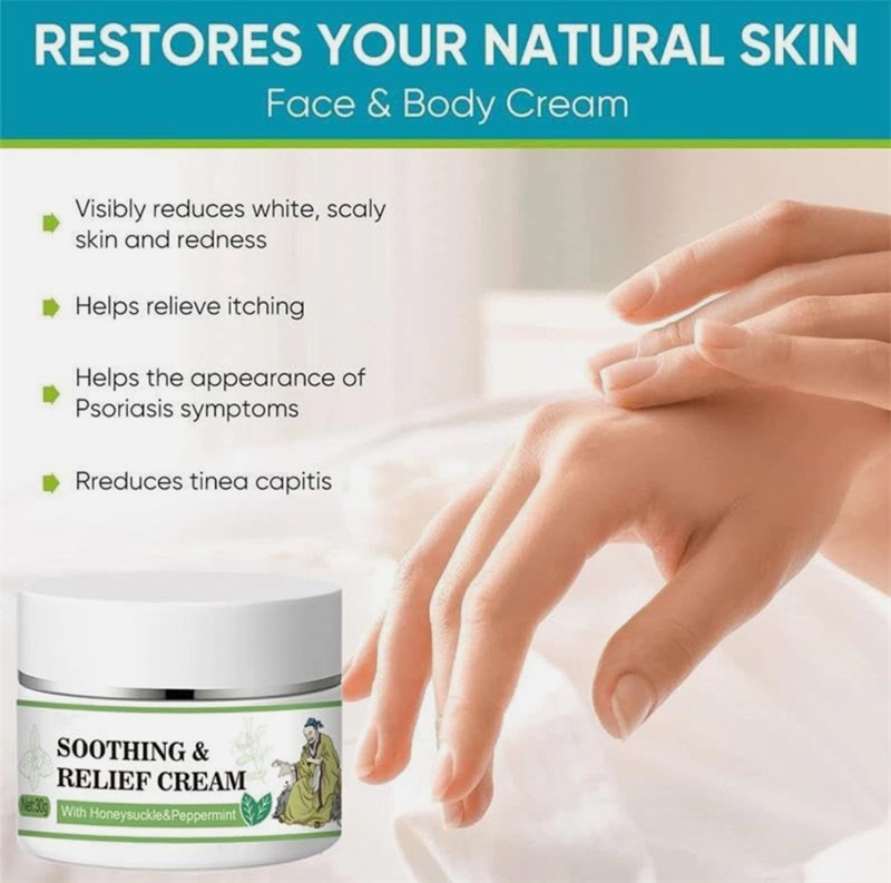 5X Soothing & Relief Cream Natural Herbal Cream Gentle Instant Soothing(-20%OFF)