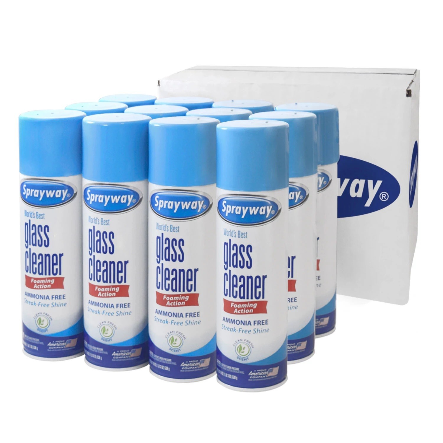 Sprayway SW050-12 Glass Cleaner, 19oz – 12 Pack