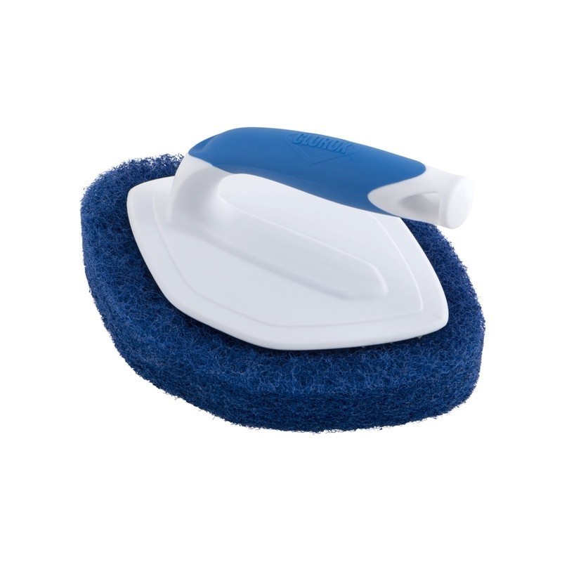 Handheld Diamond Scrubber Non-Scratch Antimicrobial Tub Tile Bath Cleaning New
