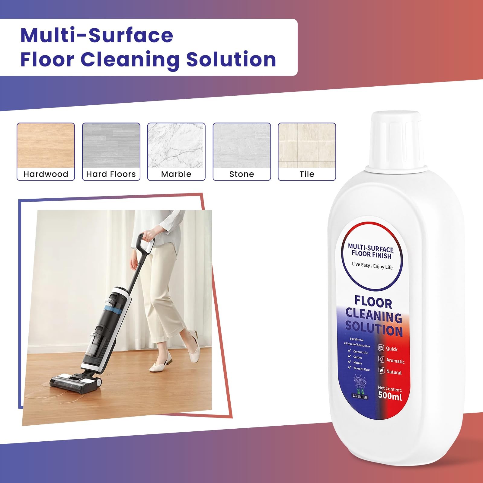 Floor Cleaning Solution with Tineco/Roborock, Deep Cleans of Multiple Hard Fl…