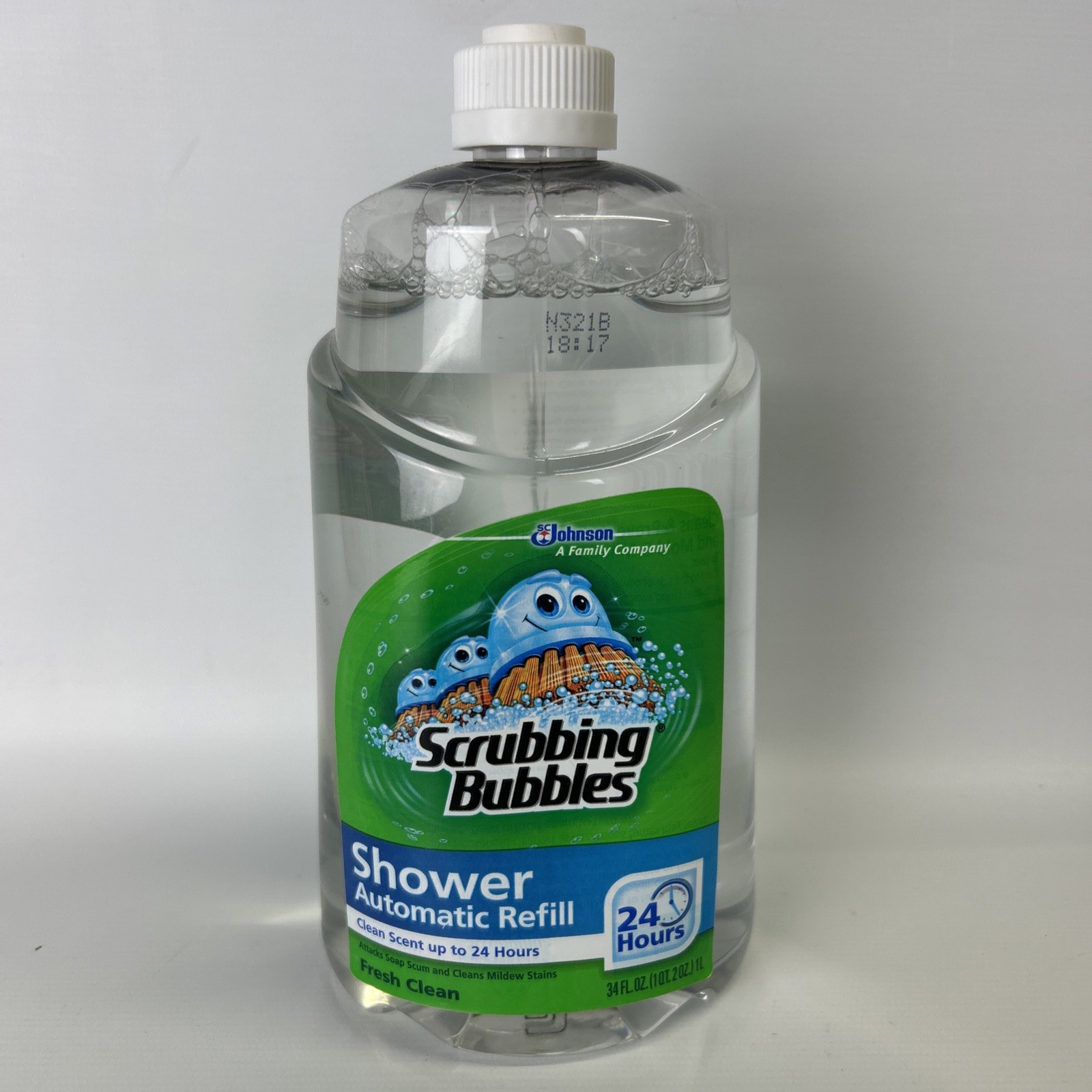Scrubbing Bubbles Automatic Shower Cleaner Refill – 34 oz. Fresh Clean