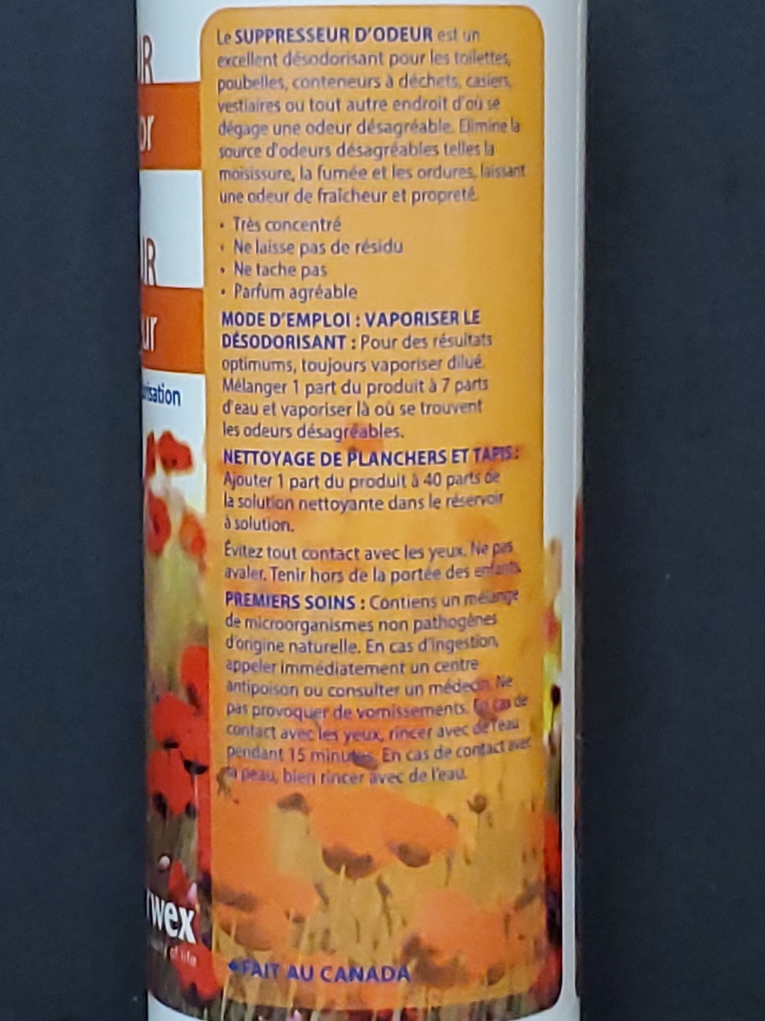 Norwex Odour Odor Eliminator Deodorizing Spray 12 fl oz Sealed Refill Bottle
