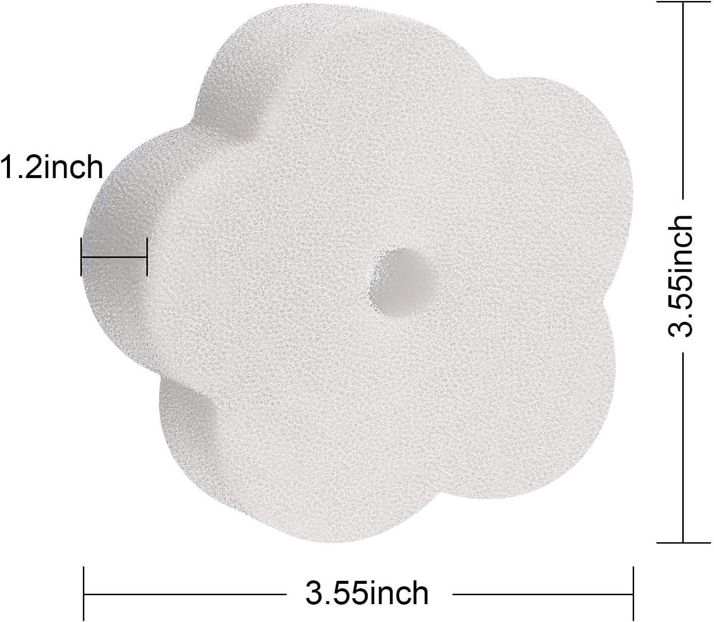 24 Pieces Sponge for Hot Tub Accessories, Flower Oil Scum Absorber for Swimming