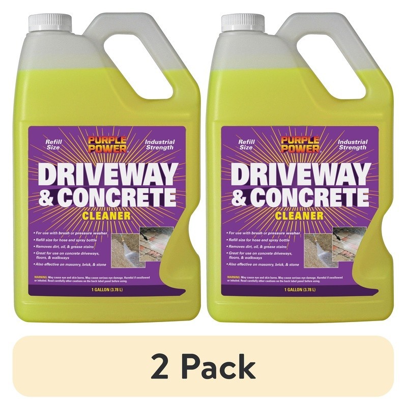 Heavy Duty Driveway Concrete Cleaner Oil Grease Stain Remover 1 Gallon New