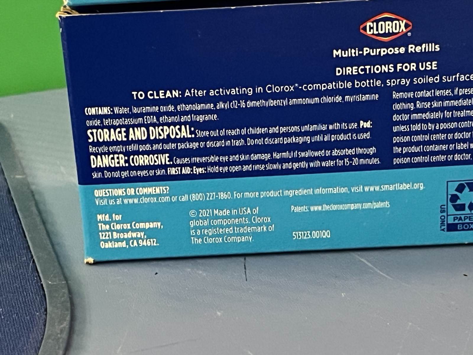 2-ea Clorox Multi-Purpose Spray Concentrate Refills, 3ct-Citrus Groves (6ct)