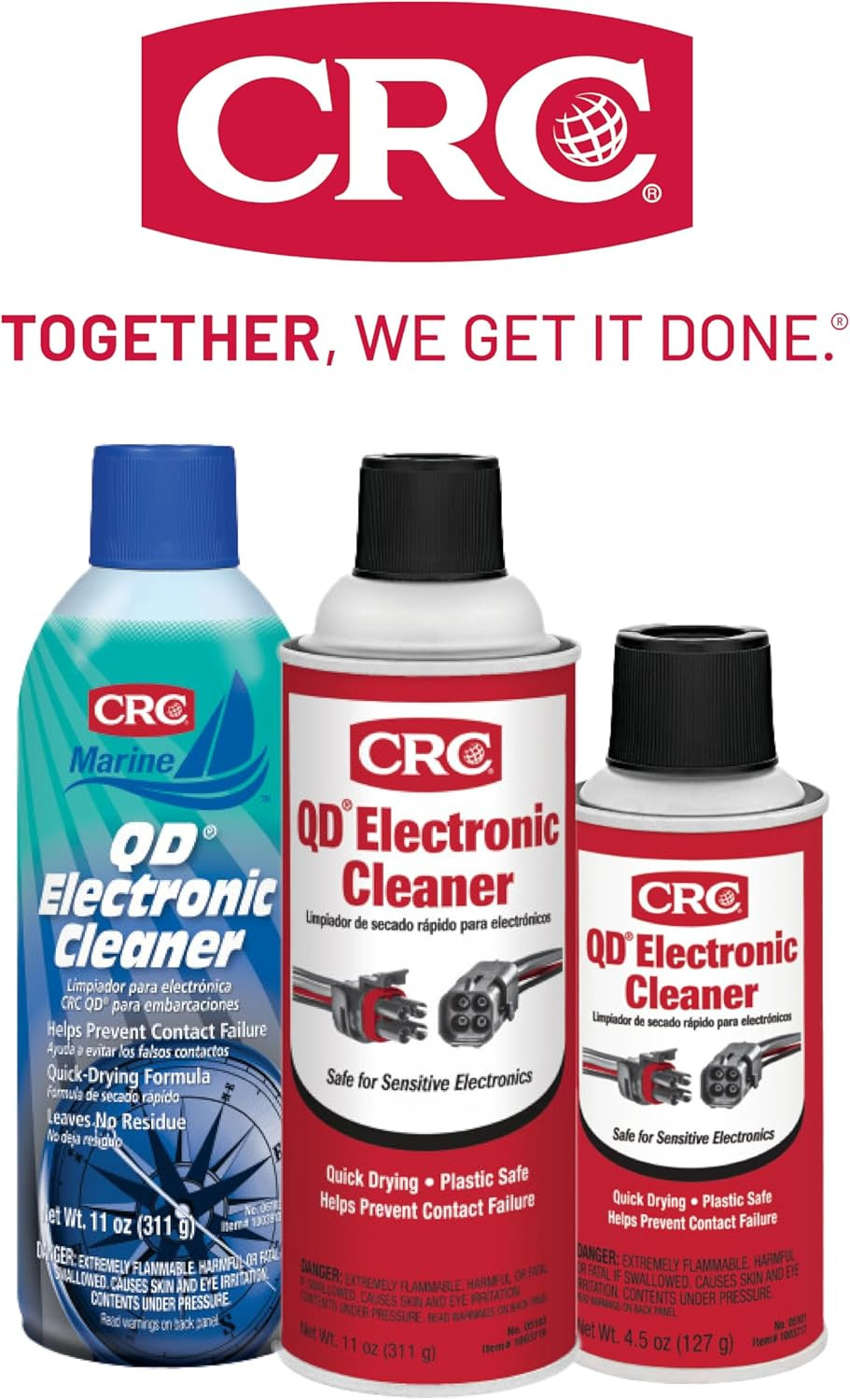 Electronic Contact Cleaner Spray Best Quick Drying Fix CRC QD Corrosion Debris11