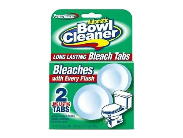 PowerHouse Automatic Bowl Cleaner Bleach Tabs 2ct Each Pack – 6 Packs