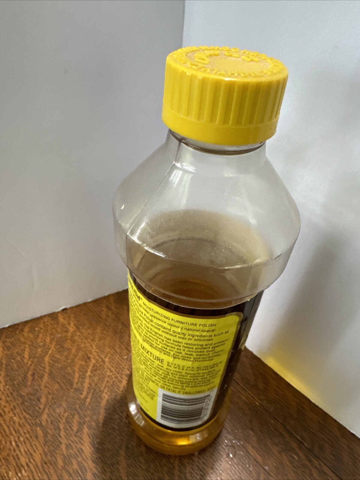 Vintage Old English Lemon Oil, Wood Conditioner Would Moisturizer 1/2 Full