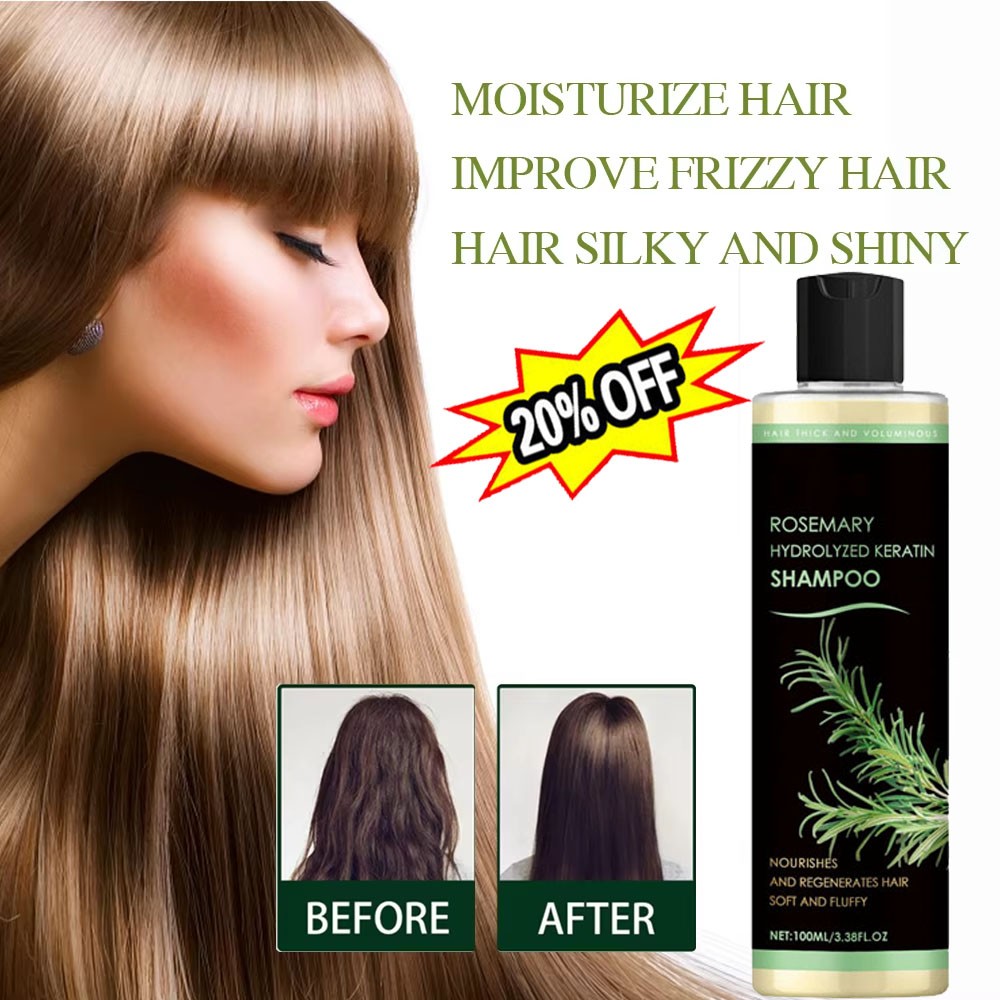 Organic Rosemary Hair Growth Shampoo for Women and Men-Natural Thickening