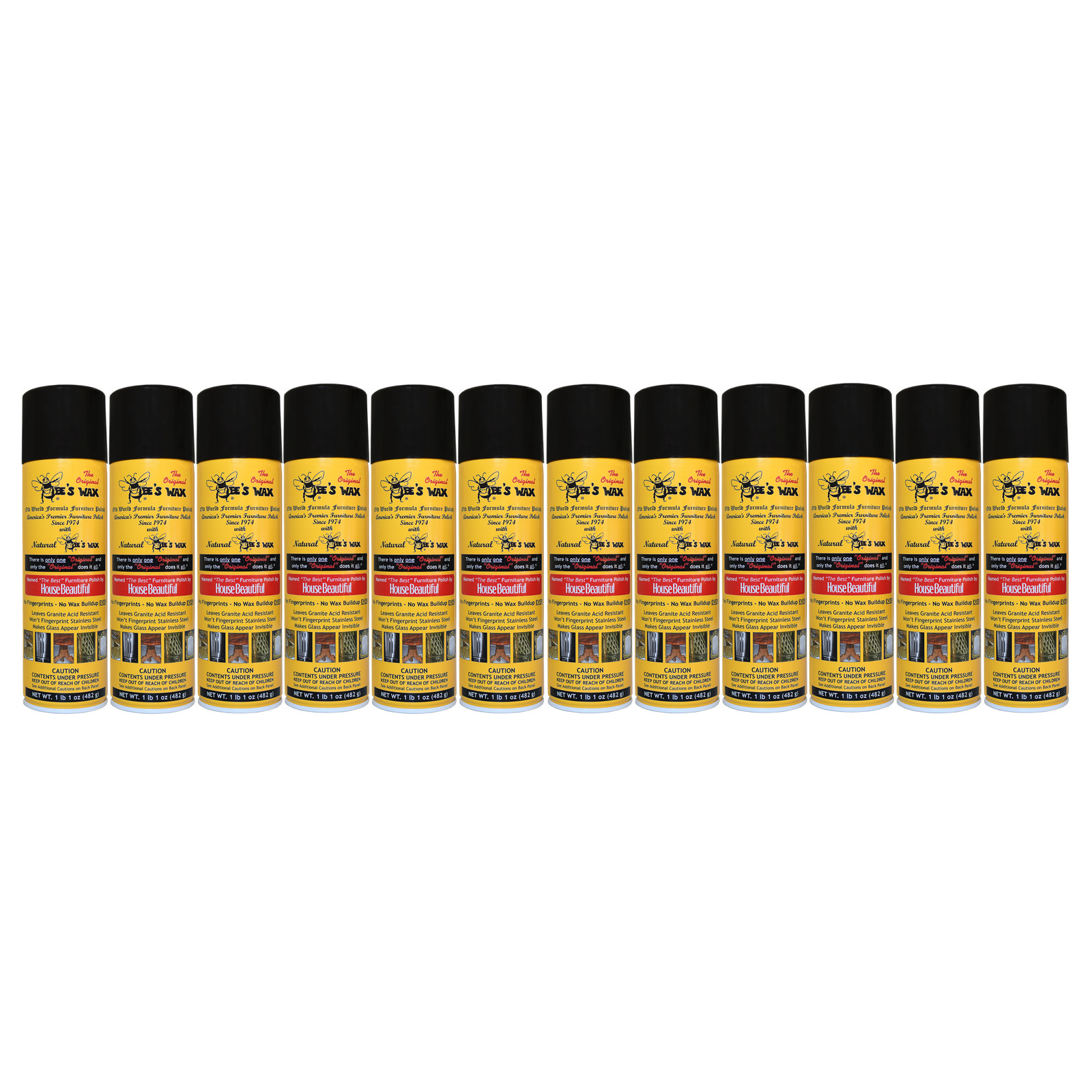 The Original BEE’S WAX Old World Formula Furniture Polish 12 Pack