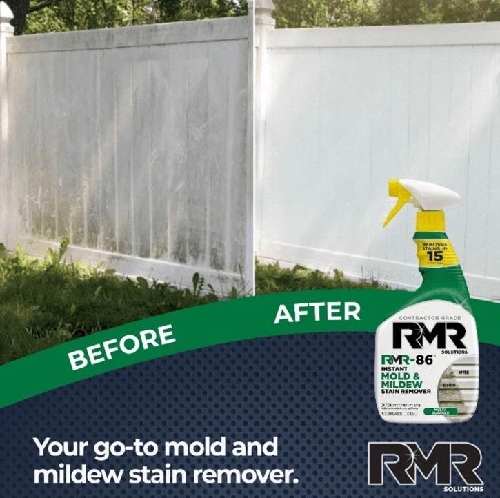 RMR-86 Instant Mold And Mildew Stain Remover Spray- Scrub Free Formula,30 Fl Oz