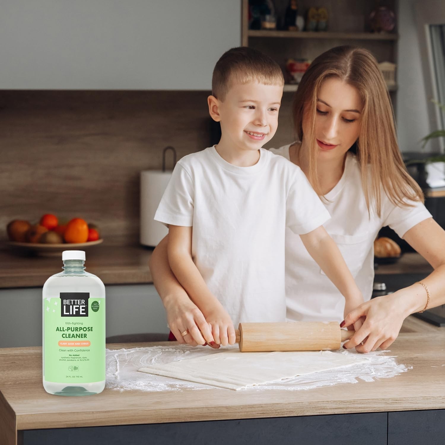 Gentle yet Effective Multi-Surface Cleaner – 24oz x 2, Eco-Friendly Formula