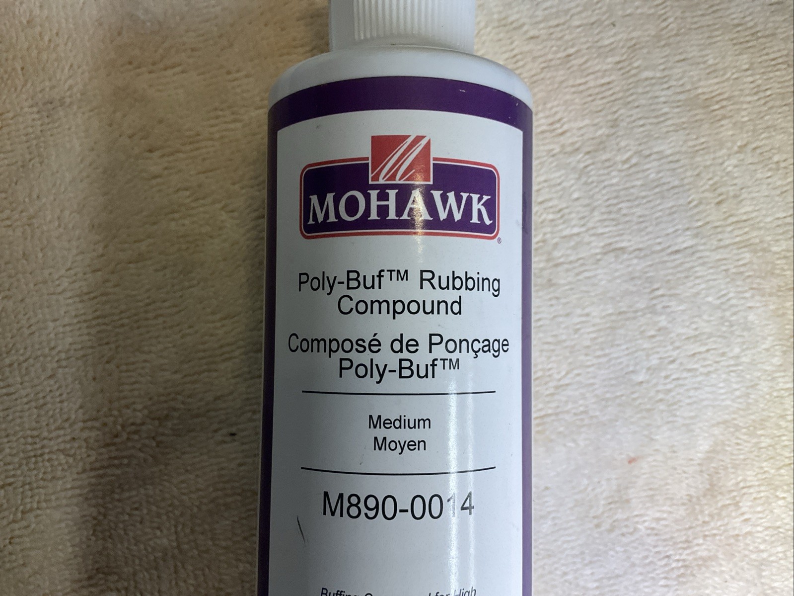 Mohawk Poly Buf Rubbing Compound – High-Quality Finish for Wood Surfaces – 8oz
