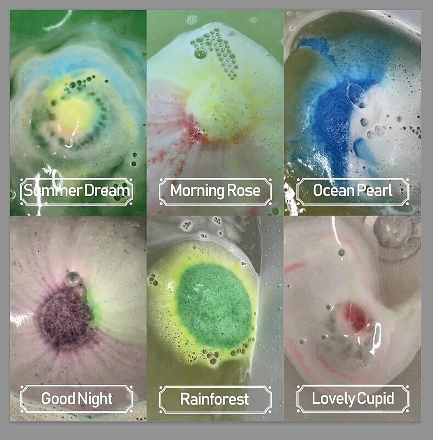 Organic Bath Bombs Gift Set, 24 Handmade Fizzies Rich in Essential Oil, Moisturi