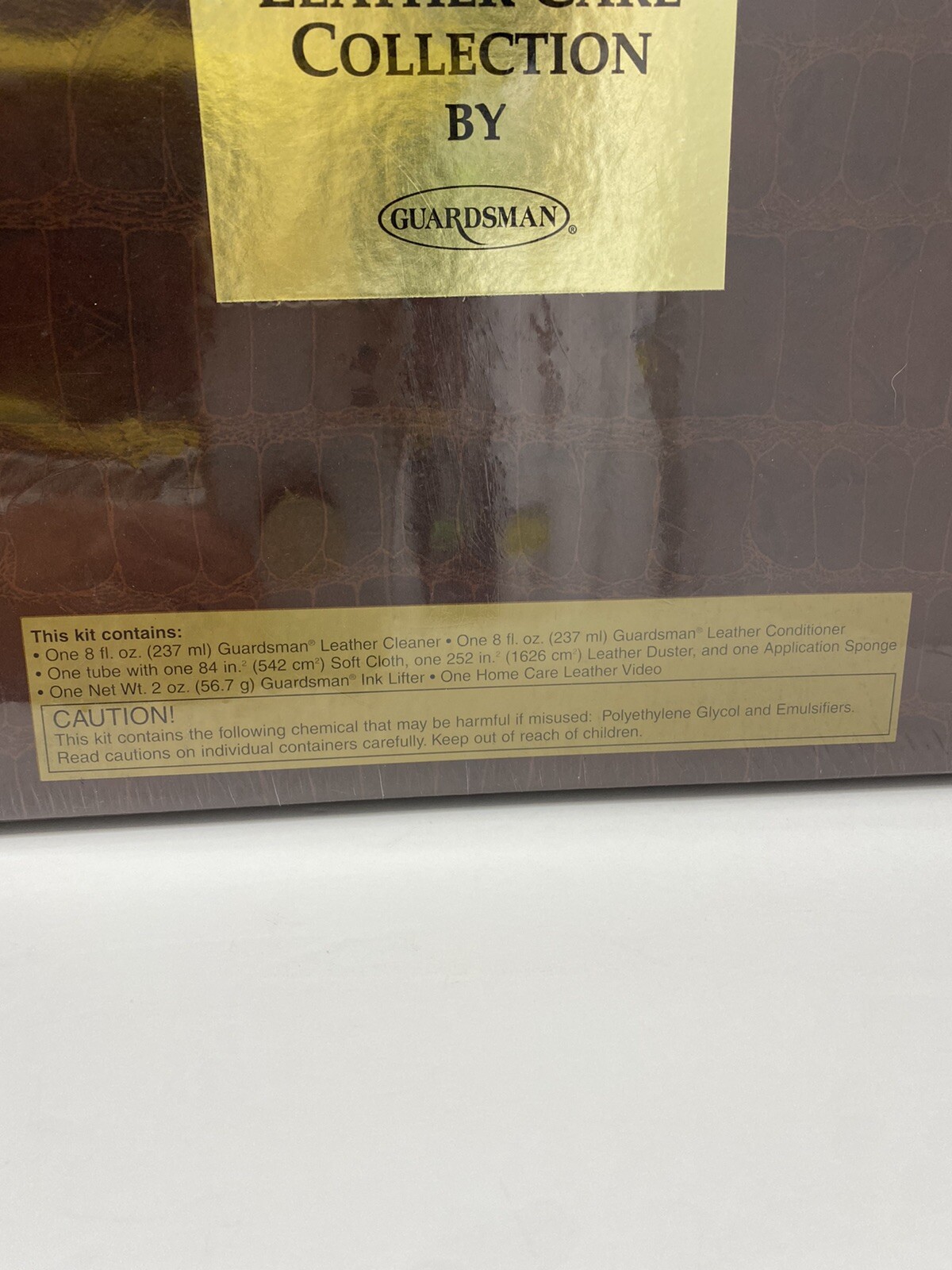 Guardsman Leather Care Collection Kit Single Furniture Upholstery Clean Sealed