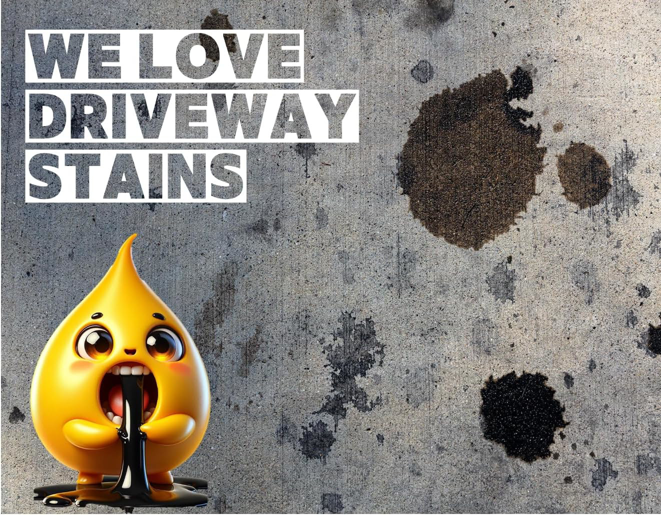 Overnight Stain Remover for Cleaning Oil Stains on Concrete, Driveway, Pavers &