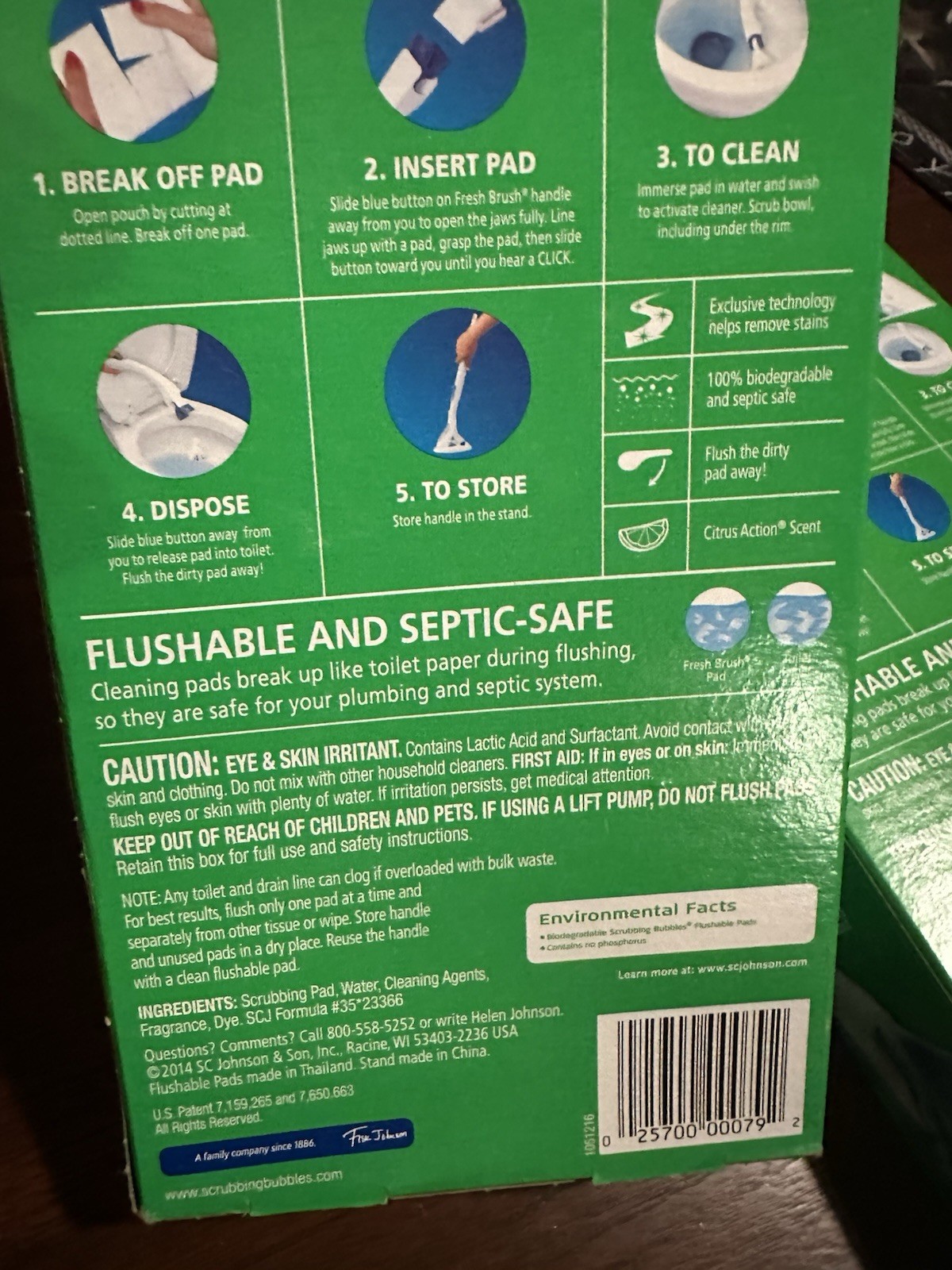 Scrubbing Bubbles Fresh Brush Toilet Bowl Cleaning System Starter Kit Vintage
