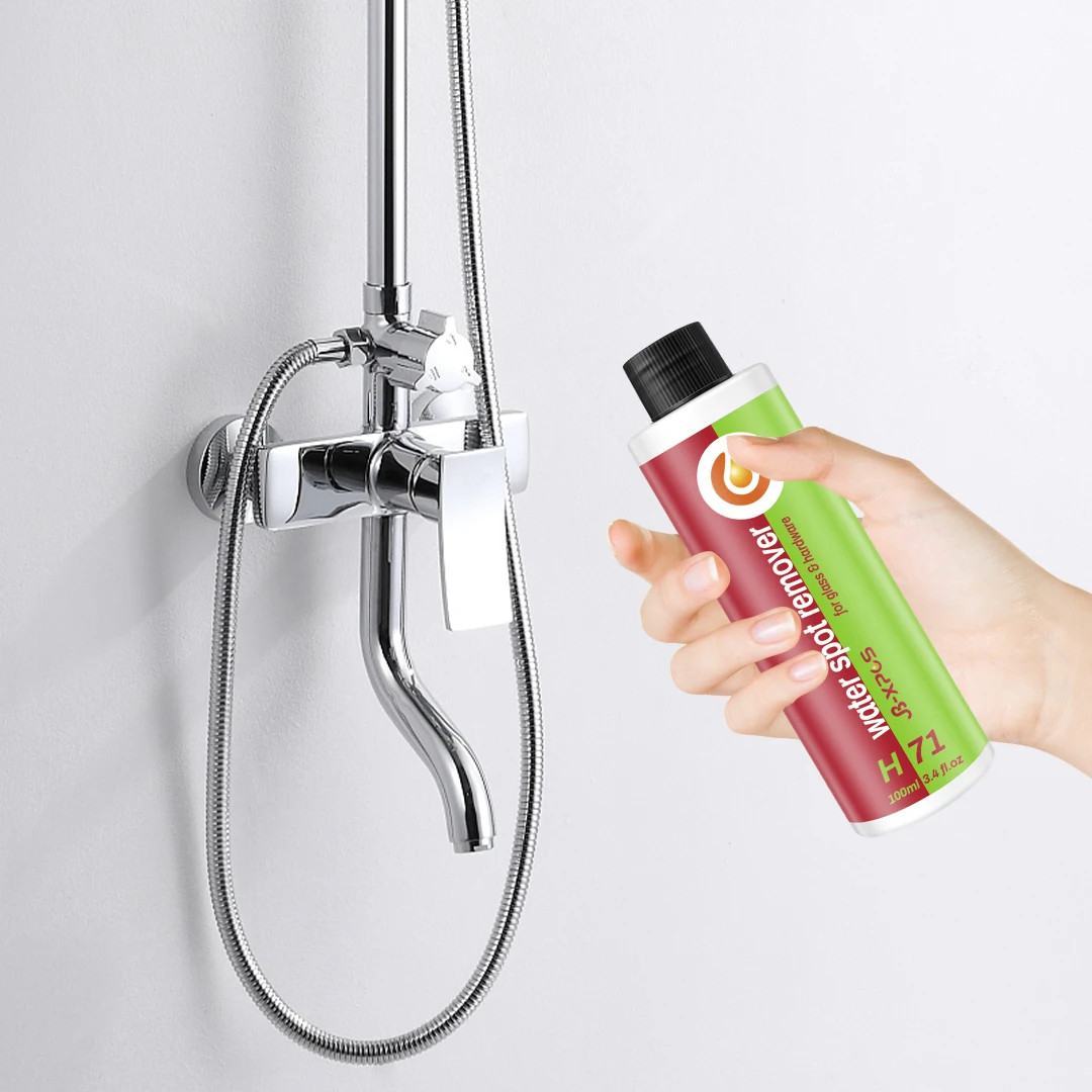 Bathroom Glass Cleaner Hard Water Spot Remover For Shower Door Ceramic Tiles