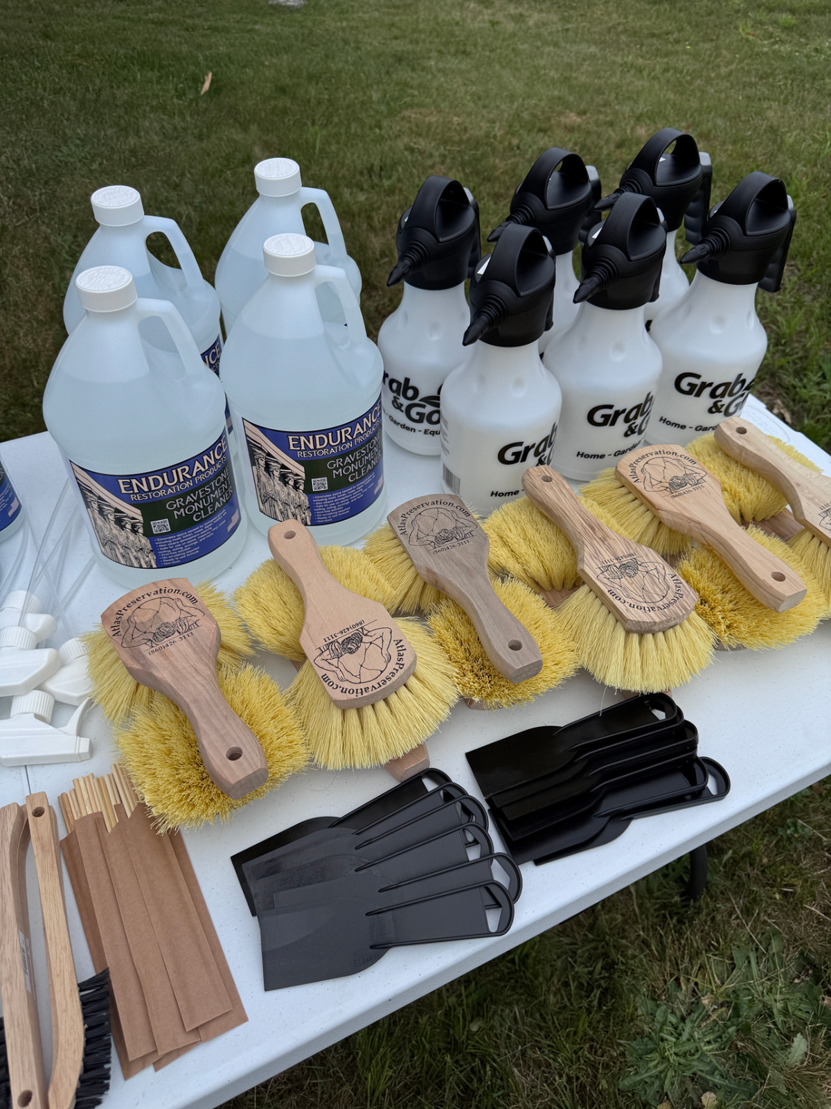 Endurance Restoration – Gravestone & Monument Cleaning – Event Set