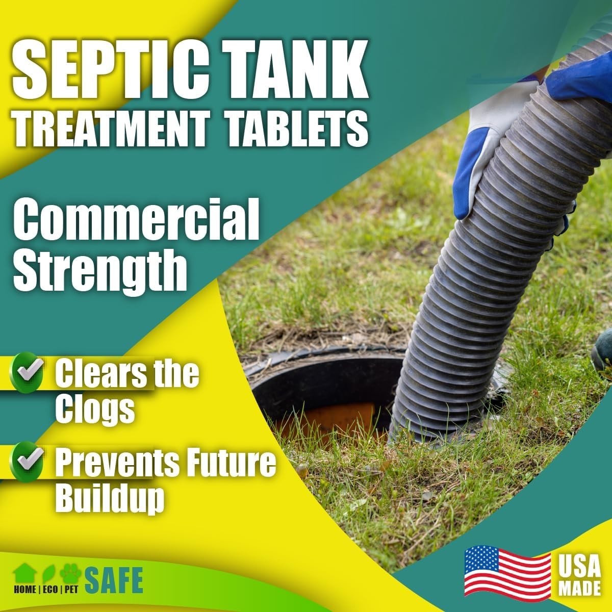 Green Pig 52C Live Tank Treatment Aids In The Breakdown Of Septic Waste To Preve