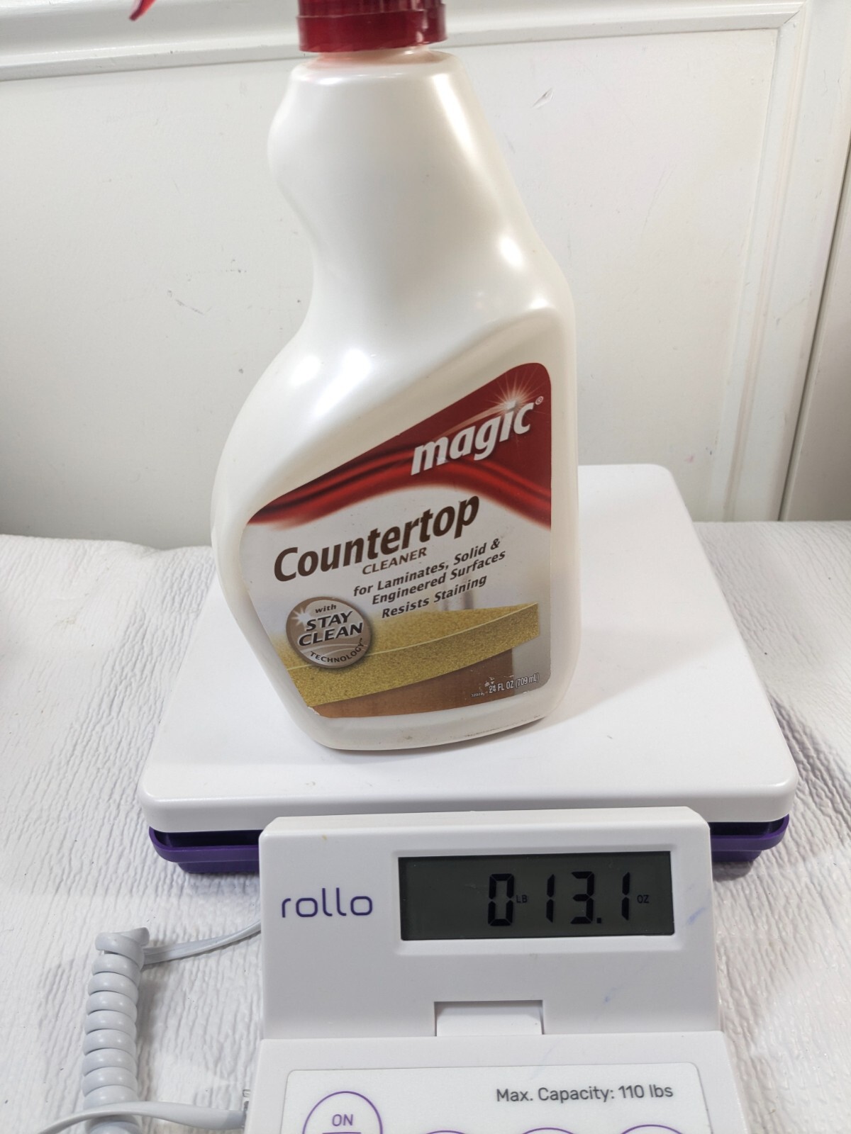 Magic Countertop Cleaner 24 oz Trigger Spray non aerosol laminate 50% full READ