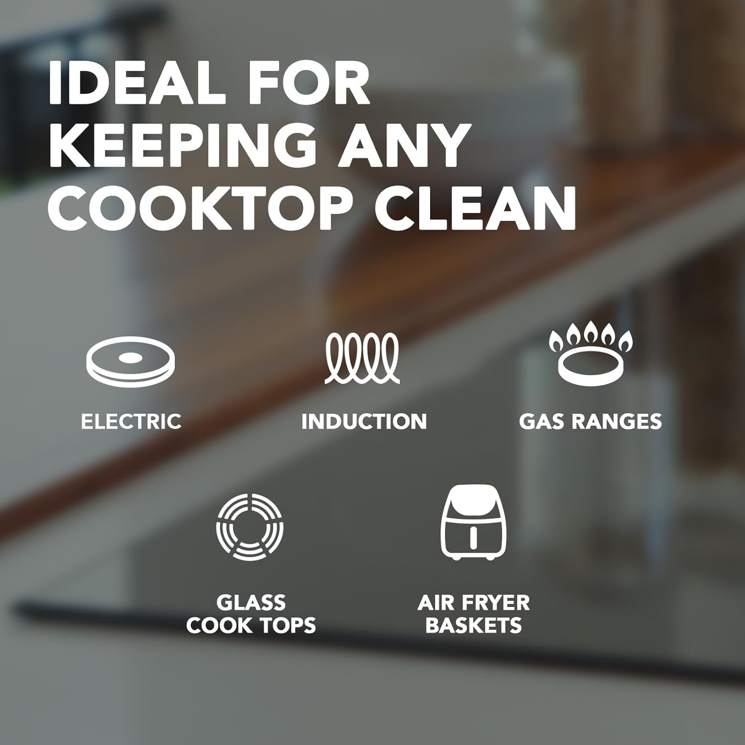 22oz Natural Cooktop Cleaner for Glass & Ceramic – Includes Microfiber Cloth