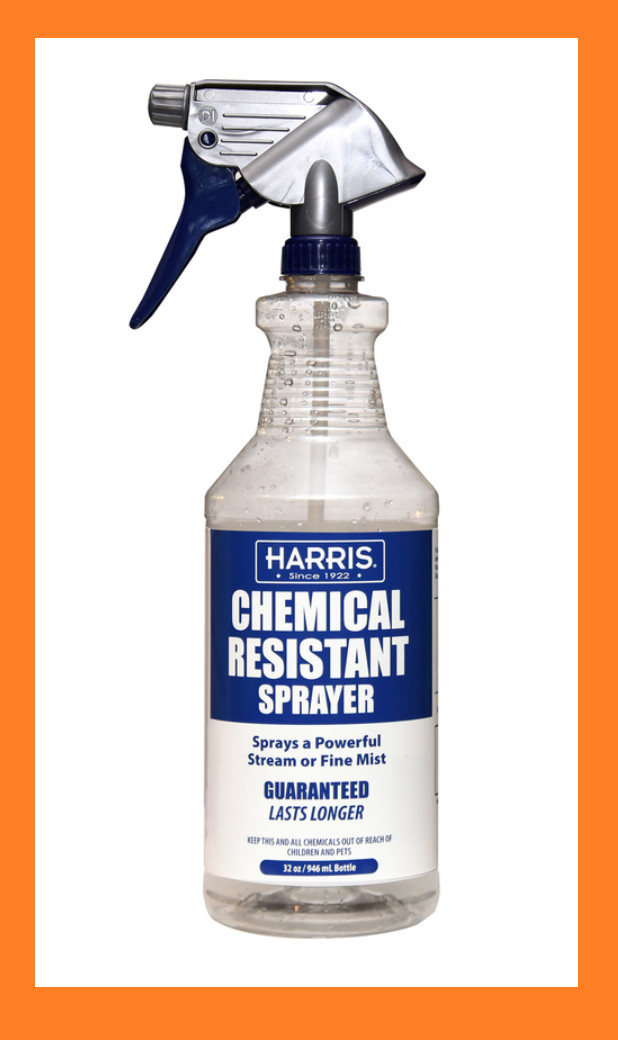 Harris CHEMICAL RESISTANT SPRAYER Heavy Duty Empty Spray Bottle Mist 32oz CR-32