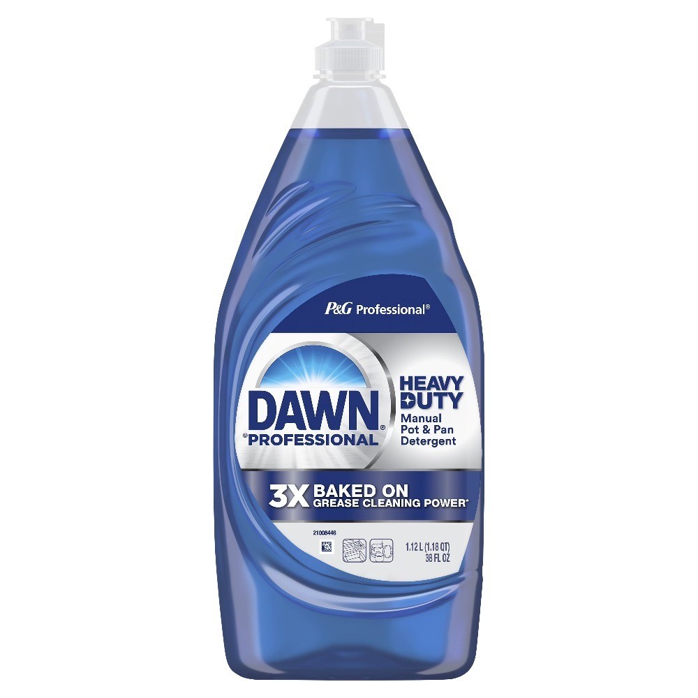 Heavy Duty Manual Dishwashing Liquid Detergent for Pots and Pans 38 fl oz