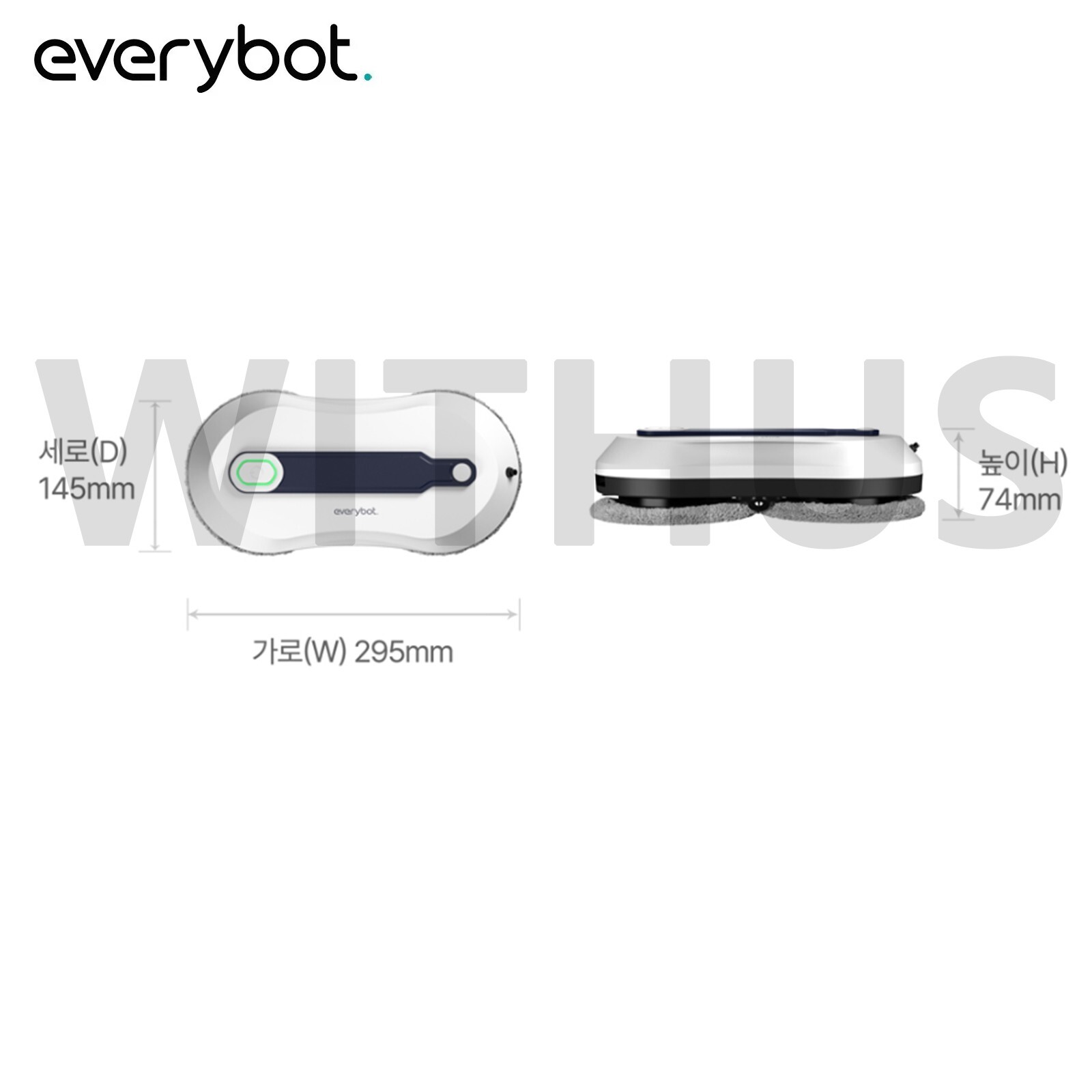 Everybot Edge Window WS300 Window Mopping Robot Vacuum Cleaner – Tracking