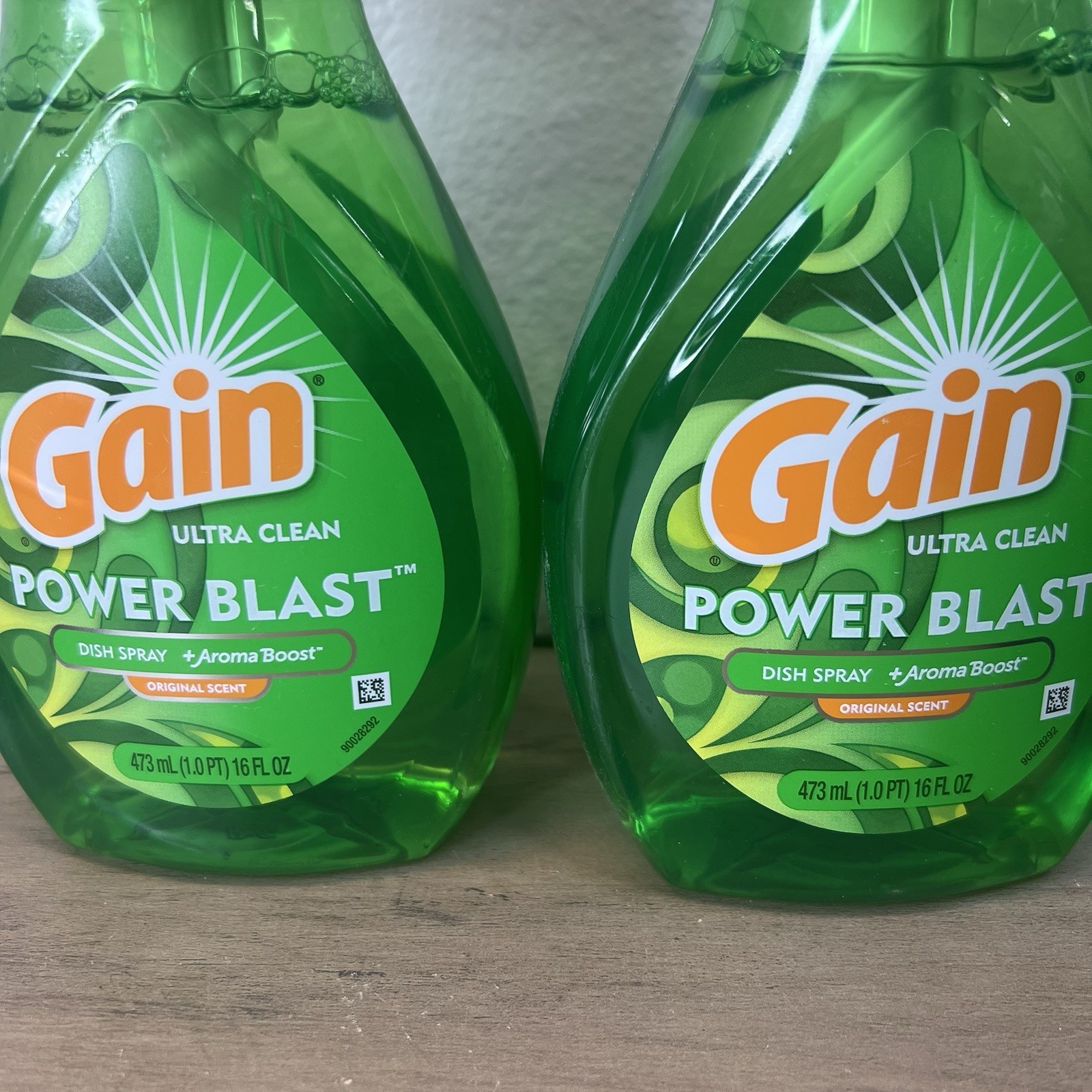 Gain Dish Spray Ultra Clean Power Blast Aroma Boost, Original Scent 16 Oz ea 2 X
