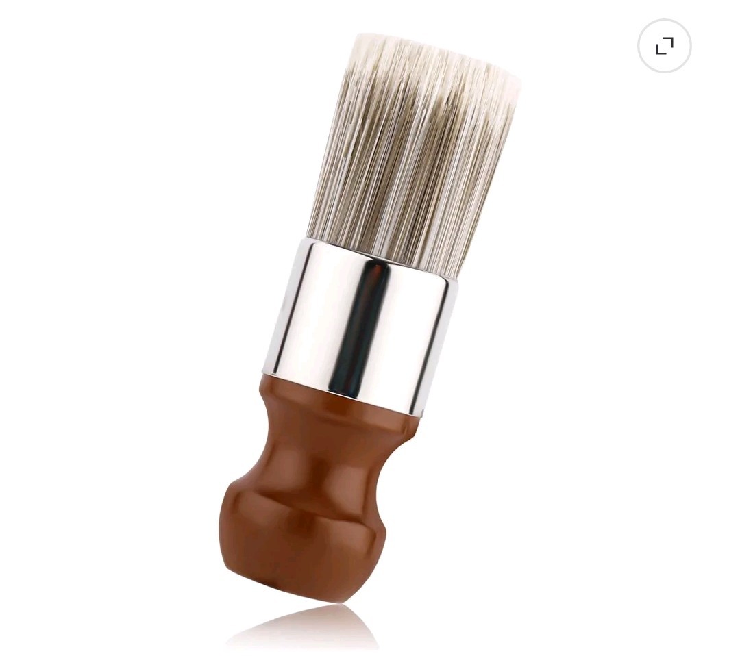 Short Handle Salve Brush for Furniture, Leather & Wood Care Cleaning Brush