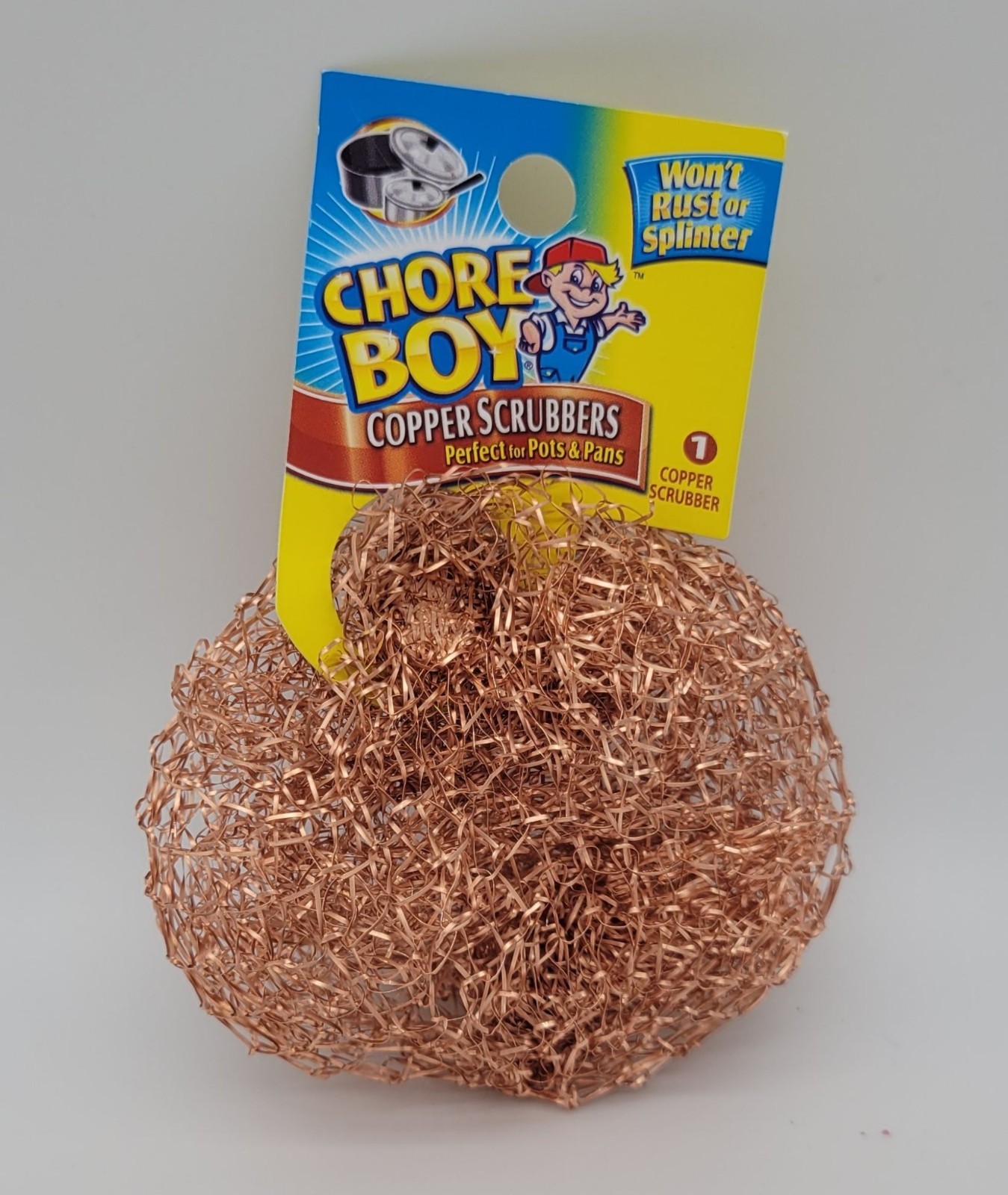 CHORE BOY Pure Copper Scrubbers – 36 Count Bulk Pack
