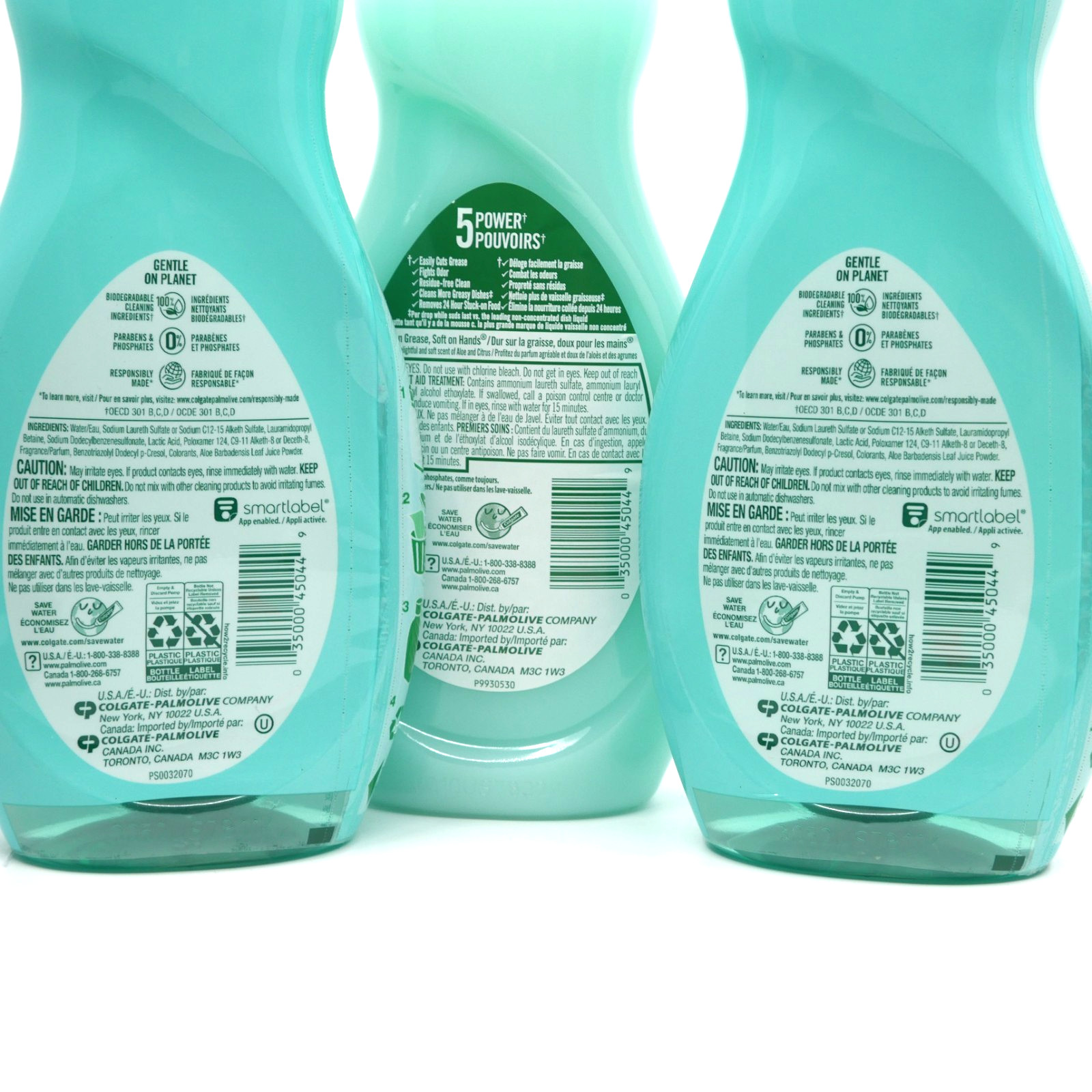 3 Palmolive Soft Touch Aloe & Citrus Dish Liquid 20 oz HTF Discontinued