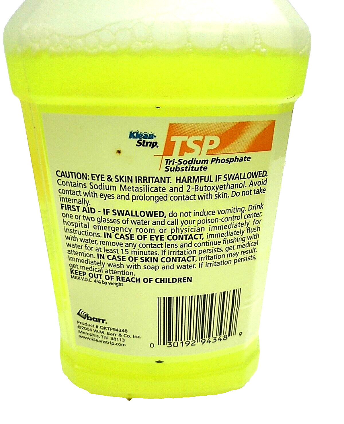 Klean Strip TSP Substitute Cleaner 32 oz Each 2 Bottles Prepaint Surface Cleaner
