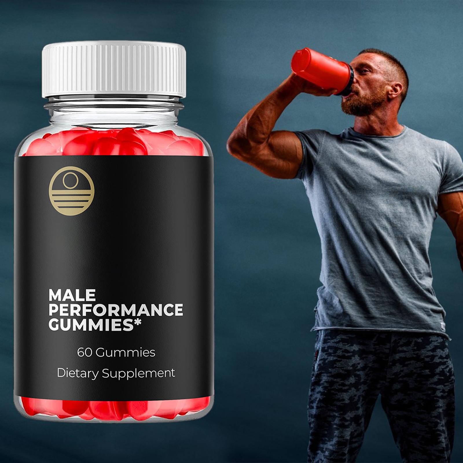 (1 Pack) Balance Blends Advanced Male Support Supplement BalanceBlends 60 Gummys