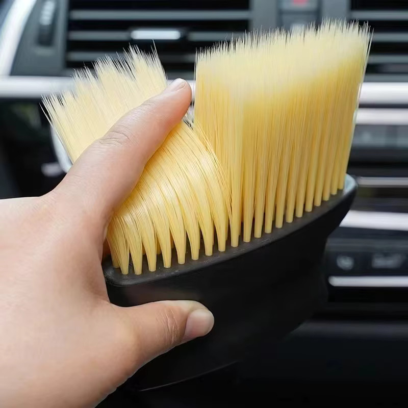 Car interior sweeping dust soft brush car wash tool artifact car interior gap du