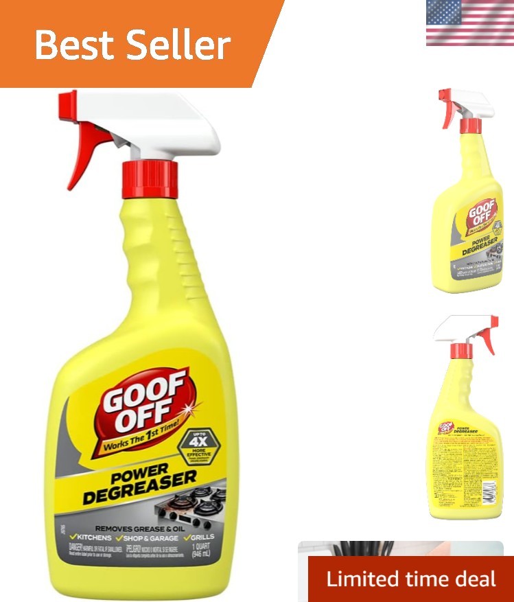 Power Cleaner and Degreaser for Mechanics– 32 oz. Trigger Spray Bottle