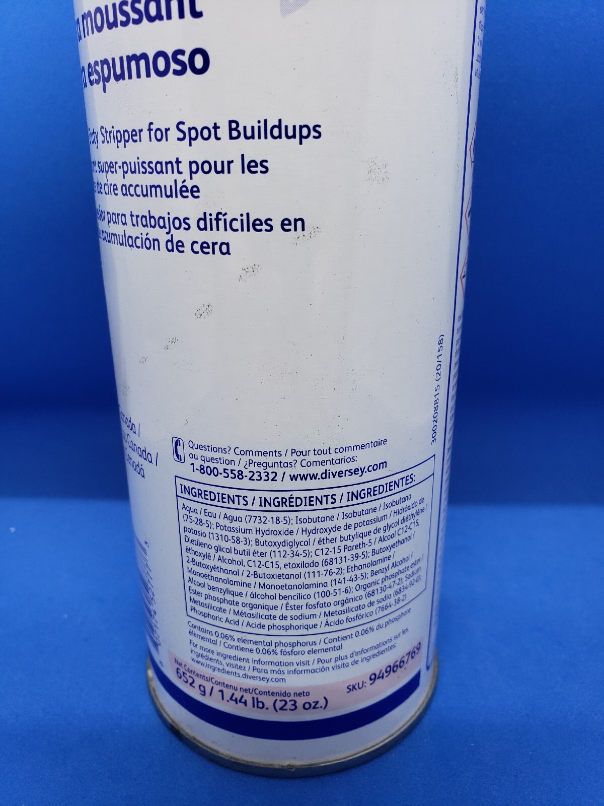 Diversey Bravo Power Foam Floor Stripper 23Oz (94966769)- NEW